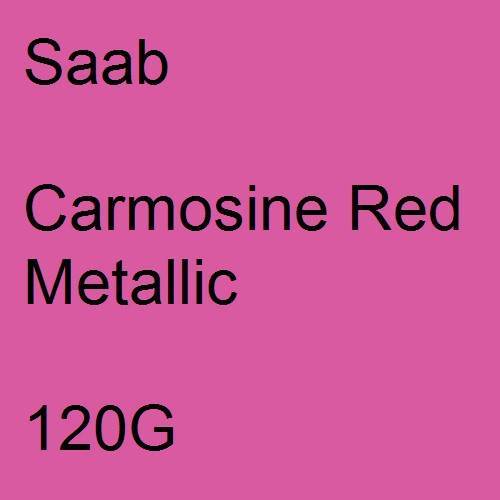 Saab, Carmosine Red Metallic, 120G.